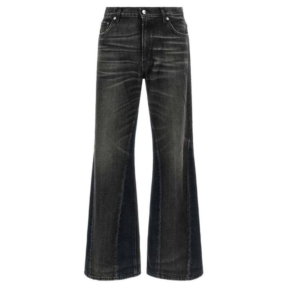 Haikure Gray Cotton Flared Women's Jeans
